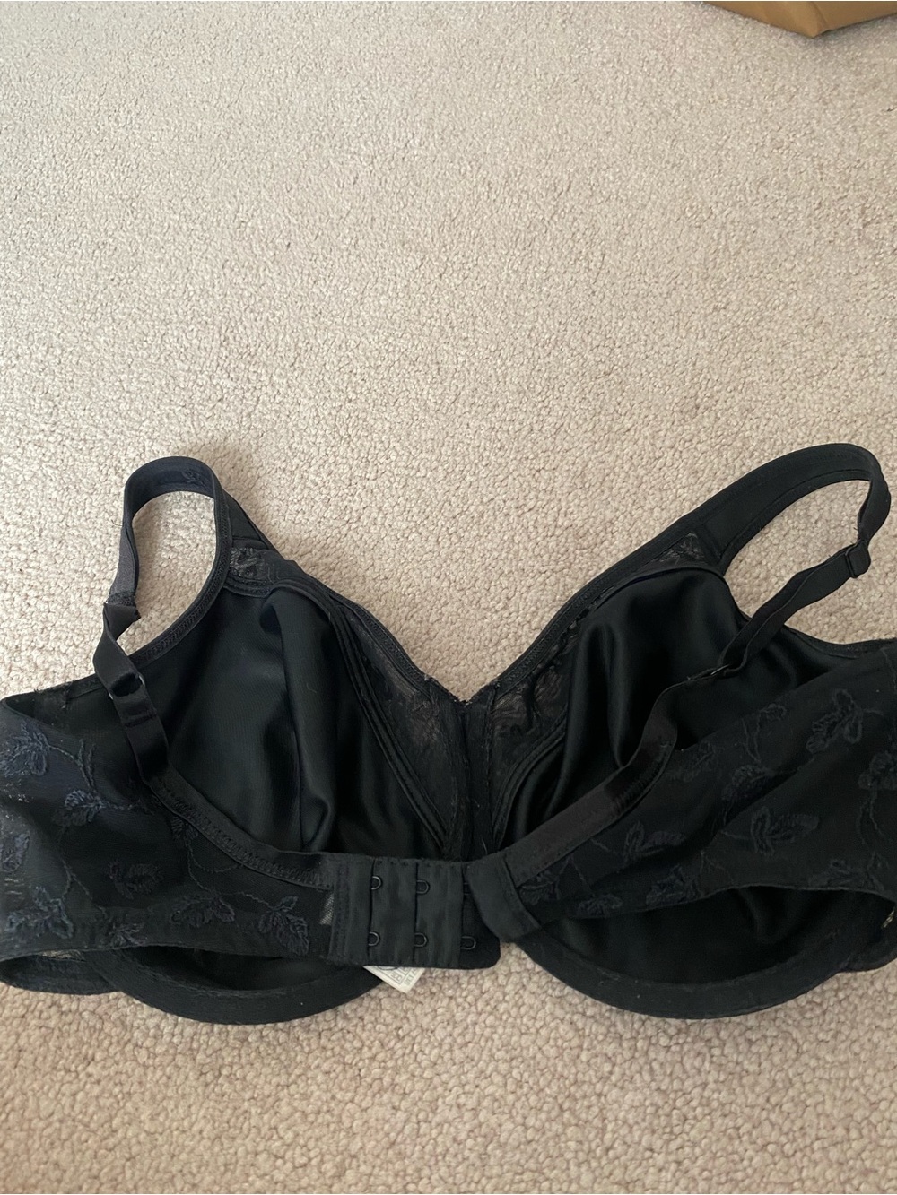 BUNDLE OF “3” WACOAL BRAS— BLACK. 34 DD - Picture 8 of 10